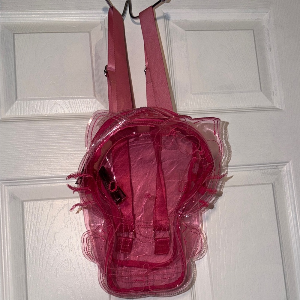 Pink Transparent Character Backpack - Picture 4 of 7